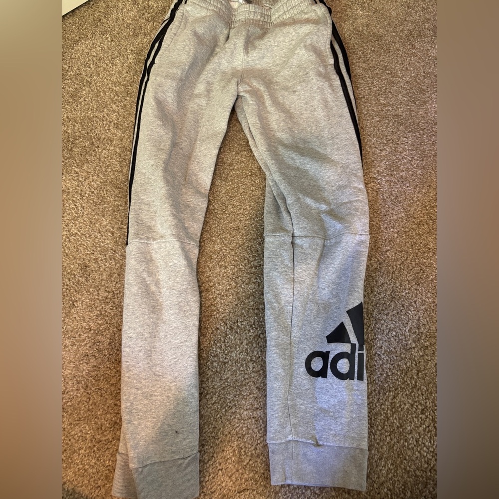 Grey Adidas Sweatpants